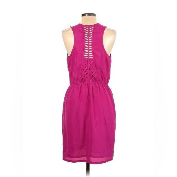 Pink Charlie Jade Women’s Faux Wrap Dress sz 10 - Picture 6 of 6